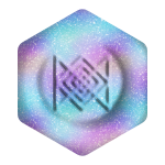 NornCrafts logo: wax seal with symbol representing eternal gift of renewal